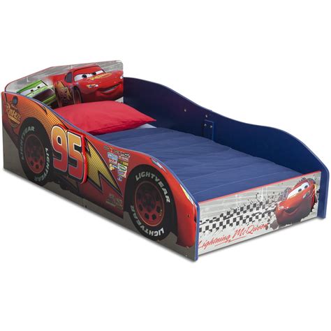 Disney/Pixar Cars Wooden Toddler Bed by Delta Children, Greenguard Gold ...