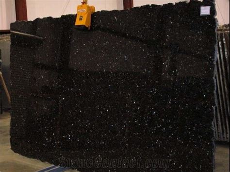 Black Galaxy Granite Slabs from Russian Federation - StoneContact.com