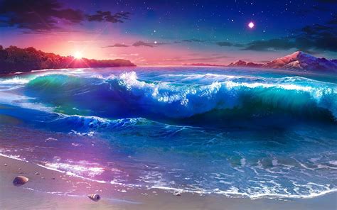 Anime Beach Wallpapers - Wallpaper Cave