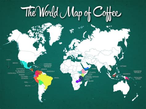 The World Map of Coffee - The Coffee Universe