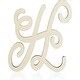 Unfinished Wood Monogram Letter H (13 in.) - Bed Bath & Beyond - 33030697