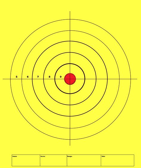 Printable Paper Targets For Shooting Range - Get What You Need For Free