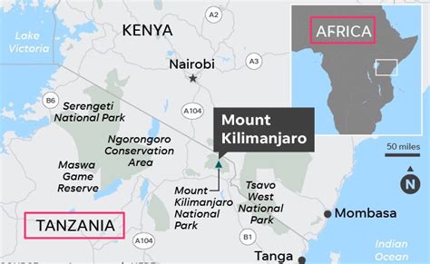 Mount Kilimanjaro On Map Of Africa - Osiris New Dawn Map