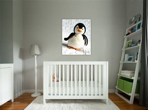 Penguin Print Baby Nursery Decor Toddler Bedroom Art