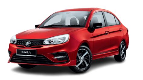 Proton Saga 2023 - Tiva Car Rental Kuching