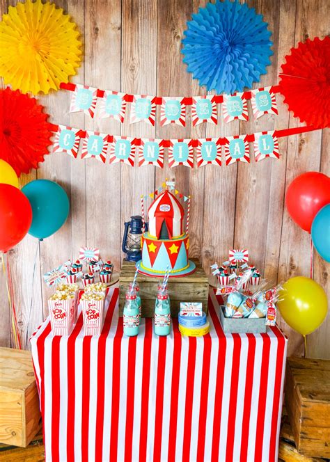 Backyard Carnival Party Theme Summer Party Ideas