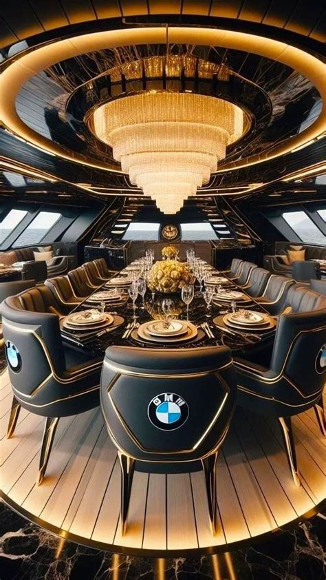 Luxury Super Yacht - BMW Style Kitchen Design | Modèle vaisseau spatial ...