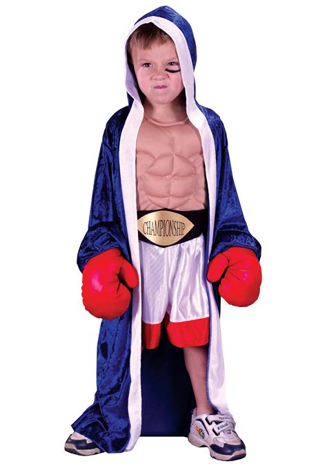 Boys Toddler Boxing Costume - Boxer Halloween Costumes for Kids