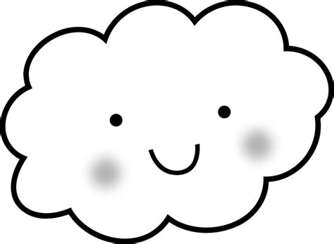 Happy Cloud Clip Art Image - ClipSafari