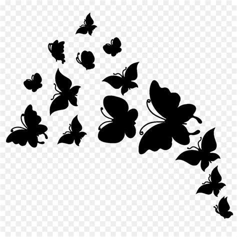 Butterfly Silhouette Clip art - black pasture silhoute png download - 1600*1076 - Free ...