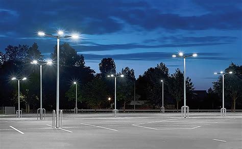 LED Shoebox Pole Light Fixtures, 300W(1000W - 1200W Equivalent), Street Parking Lot Lighting ...