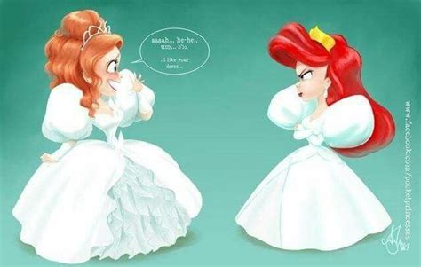 #Giselle #Ariel #WhiteDress | Pocket princess comics, Pocket princesses, Pocket princess