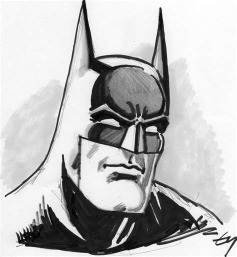 Line Drawing Batman | Drawing and Coloring for Kids | Illustration ...