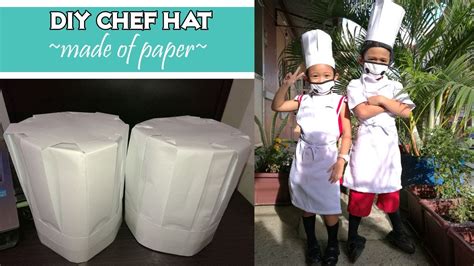 DIY Chef Hat - YouTube