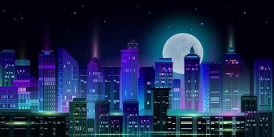 Cityscape Night Clipart Background