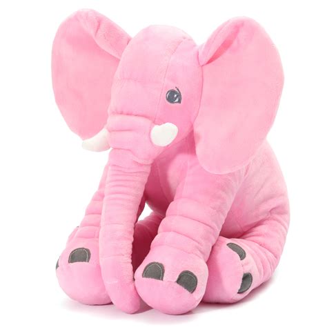 35x40cm Baby Children/Kids Soft Plush Elephant Sleep Pillow Kids Lumbar ...