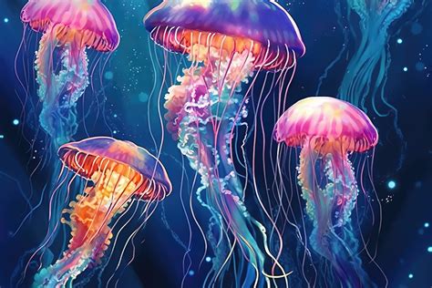 Macro Jellyfish Wallpaper | Happywall