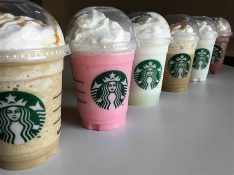 best starbucks frappuccino flavors