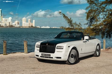 Royal Appearance of Custom White Convertible Rolls-Royce Phantom with ...