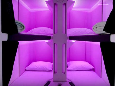 Bunk beds for economy class? Air New Zealand tests 'Economy Skynest' - A bed in economy class ...