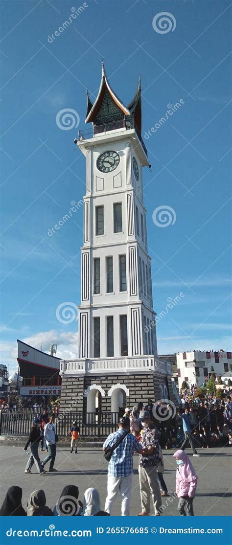 Clock Gadang Tower, West Sumatra Editorial Photo | CartoonDealer.com #265576685