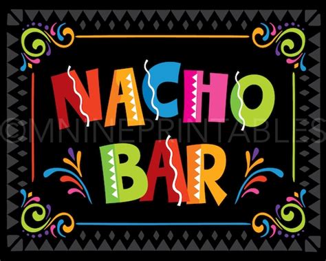 Free Printable Nacho Bar Sign - PRINTABLE TEMPLATES