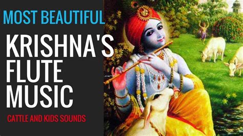 MOST BEAUTIFUL * Lord Krishna's Flute Music With Cattle and kids sounds Chords - Chordify