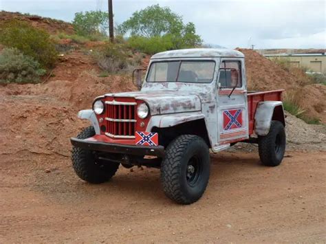 Classic Willys Jeep Pickup 4x4 Off Road Overland Rock Crawler Rat Rod Custom Hot for sale ...