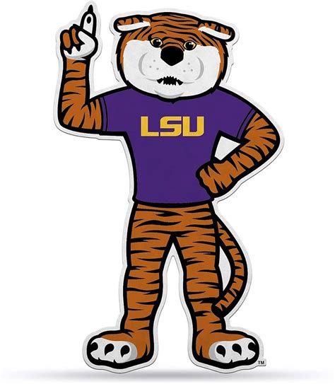 LSU Tigers Pennant Mascot Design 18 Inch Felt Louisiana State - Etsy