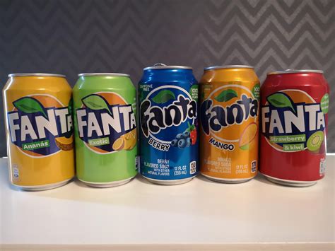 All these different Fanta flavors : r/mildlyinteresting