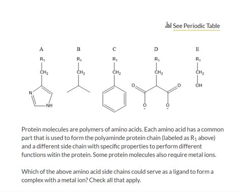 Solved Protein molecules are polymers of amino acids. Each | Chegg.com