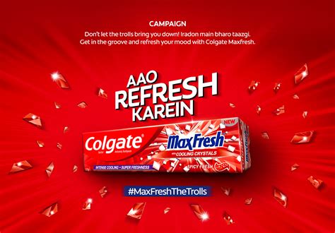 Colgate Max Fresh on Behance