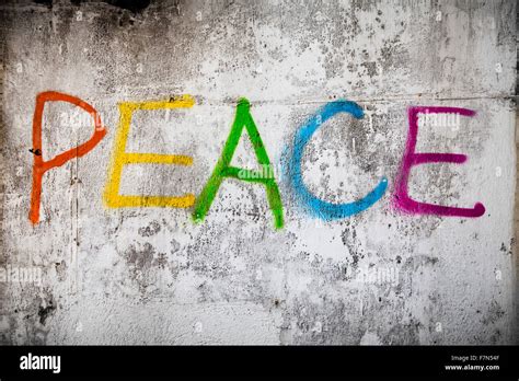 Peace Graffiti High Resolution Stock Photography and Images - Alamy