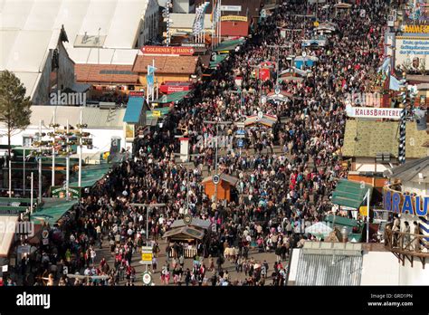 Beer Tents At Oktoberfest, Munich Stock Photo - Alamy