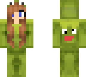 Frog Girl | Minecraft Skin