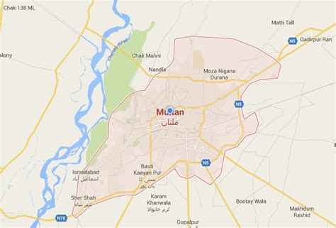 Multan City Map – Paki Mag