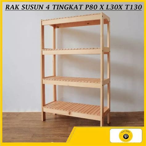 Jual Rak Kayu Susun Minimalis Serbaguna - Jakarta Timur - BEST ...