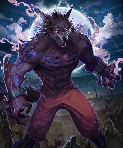 Pin by Volk ÐÐ°Ð»ÐµÑÐ¸Ð¹ on Фурри | Werewolf art, Mythical creatures ...