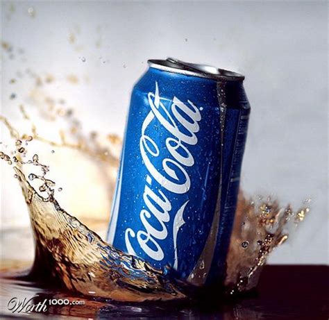 The Blues - Interesting Photo Effects Contests from Worth 1000 - Design Swan | Coca cola, Cola, Coca