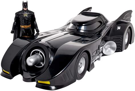 Batman - Batmobile 1989 with Michael Keaton Batman 3 3/4-Inch Bendable ...