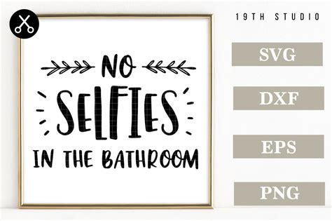 Funny Bathroom Signs SVG Bundle | M32 By 19TH STUDIO | TheHungryJPEG