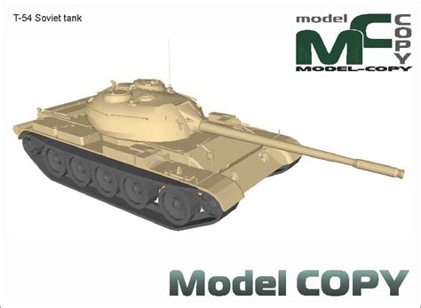 T-54 Soviet tank - 3D Model - 72464 - Model COPY - Default