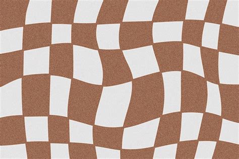 aesthetic wavy brown checkered pattern wallpaper | Коричневые обои ...