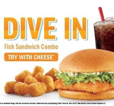 Sonic Brings Back Premium Fish Sandwich and Seafood & Crab Sandwich for Lent - The Fast Food Post