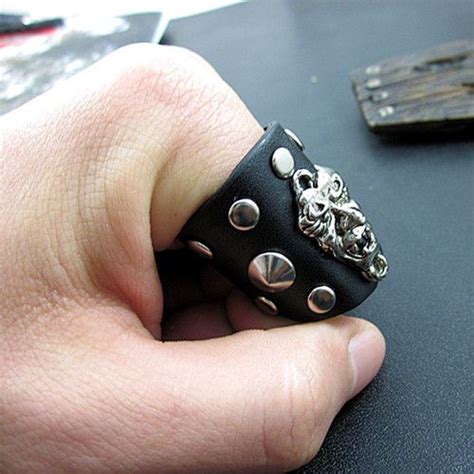 leather ring for men | Leather ring, Rings for men, Rings jewelry fashion