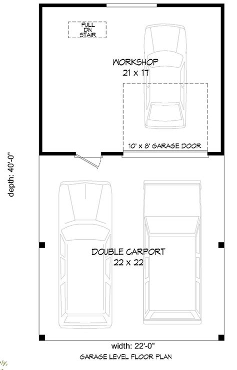 Carport Plans with Pavilion Option