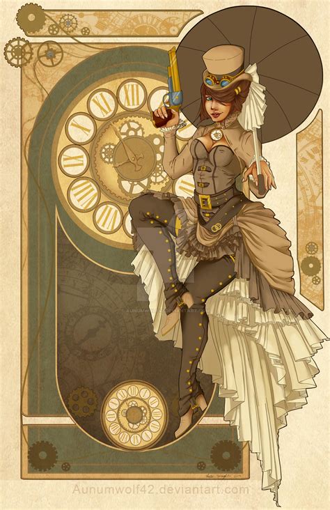 Steampunk Nouveau by Aunumwolf42 on DeviantArt