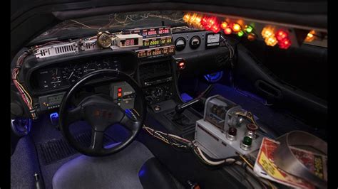 DeLorean time machine replica captured in photographic glory