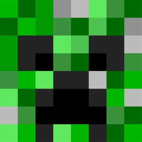 Creeper Face Pixel Art