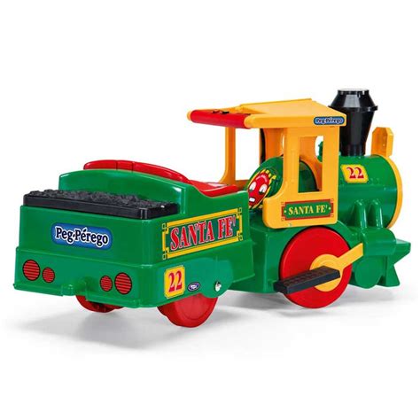 Peg Perego Santa Fe Express Kids Ride On Train with Figure 8 Track | G — RideOns.com.au